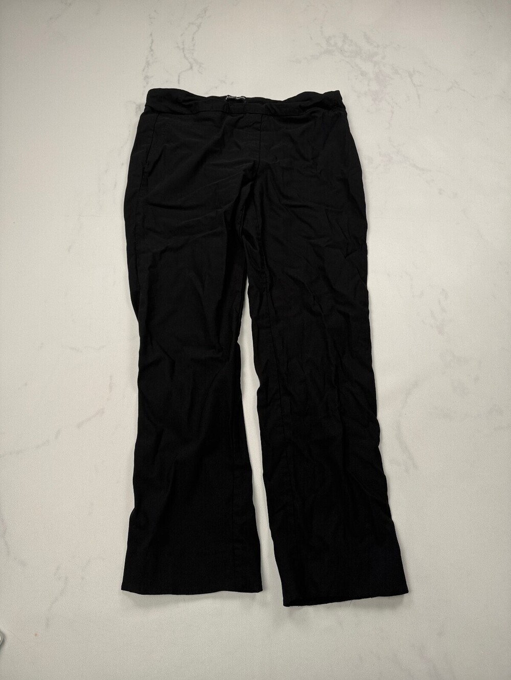 Hilary Radley Pants Pants Black Modern Straight Leg - Womens L/G